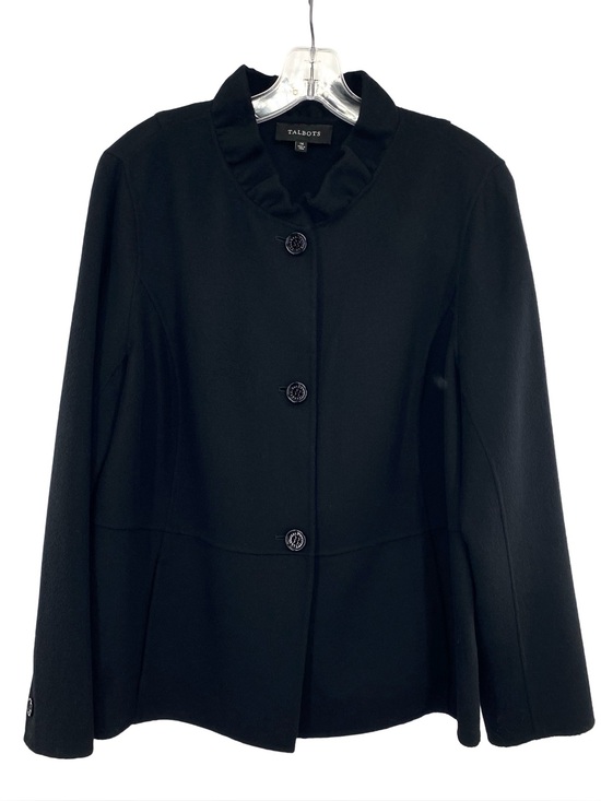 Talbots Jackets & Blazers - Talbots Luxe Knit Wool Peplum Jacket Size 14
